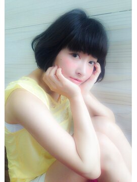 クラン(clan) clan<黒髪でも可愛いボブ＞