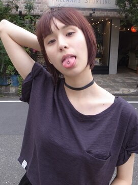 ピープル(people) 〔people〕ラベンダーショートボブ