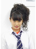体育祭ヘアセット