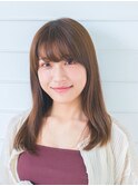 ナチュラルストレートカール