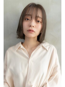 ケアリー 武蔵小杉(Carelly) 大人かわいい前髪セシルカットココアブラウンフリンジウェーブ