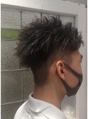ツーブロックショートメンズ