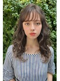 20代30代40代 外国人風セミロングの癖毛風パーマ 藤沢
