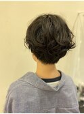 くしゃっとパーマ