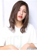 バイカルテ ツヤ髪 ニュアンスカラー 段カット 大人可愛い