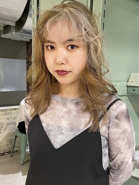 ロジ(loji) イエローベージュ×ホワイトベージュ