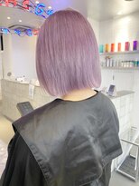 ゲーム 原宿店(GAME)&nbsp;ブリーチ/ピンクラベンダー/前髪カット/トリートメント