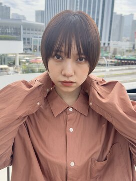 ハルキミナト ジャパン ヨコハマ(HARUKI MINATO japan YOKOHAMA) 大人ショート/レディース ショート ブラウンベージュナチュラル