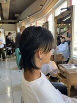 アイズ 海老名(AIZU)&nbsp;シースルーマッシュ　マッシュウルフ　韓国風センターパート