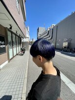 ワフトテイラー(Waft Taylor)&nbsp;お客様スタイル★ブリーチオンネイビー