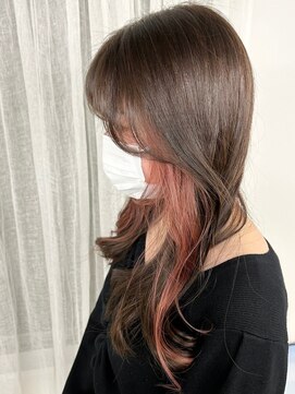 クローズ(cross-z) ピンクカラー_バイカラー_ツートンカラー_セクションカラー