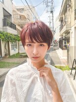 アンバー 池袋(amber)&nbsp;切りっぱなしボブ/美髪/ピンクブラウン[池袋駅]