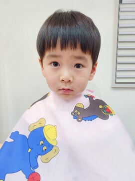 スーハ 恵比寿(SUUHA) キッズカット/王道ナチュラルショート/キッズヘアキッズスタイル