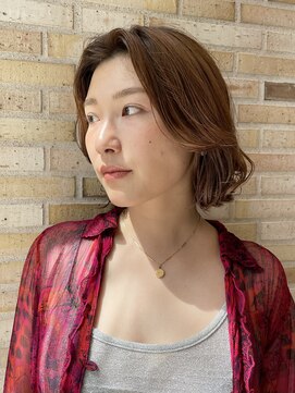 ピークアブー アヴェダ アトレ恵比寿(PEEK-A-BOO AVEDA) レイヤーボブ ワンカール 毛先パーマ 大人可愛い20代30代40代