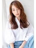 【特別価格/人気No.3】小顔カット＋ケアカラー(リタッチ)＋ベースTｒ￥5900