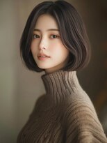 アルトリスト(Altruist Aging×HAIR&SPA)&nbsp;★ダークアッシュ大人ガーリーボブ着物似合わせカット/髪質改善