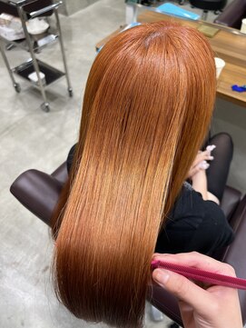 コル(col.) オレンジ/推しカラー/アニメキャラ風カラー/ハイトーン/ブリーチ