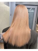 ジーナ(XENA) ケアブリーチ×ハイトーン×オレンジベージュ(渋谷)