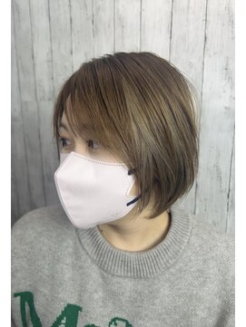 ビューティドレッセヤマノ 池袋パルコ(Beauty Dresse YAMANO) 【ダブルカラー】【アンブレラカラー】【ショートヘア】