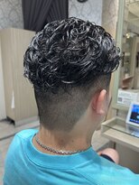 ビス リアン 川口店(Vis lien) 無造作メンズベリーショート☆ツーブロックアッシュブラウン