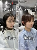 10代20代30代◎大人気似合わせ小顔ゆったりショートボブ