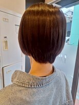 ローレン(LOREM)&nbsp;ミニボブ/大人ショート/小顔似合わせカット/艶カラー/顔周り