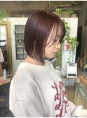 NUDEタッセルボブ 結べるボブレイヤーボブ切りっぱなしボブ