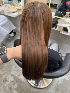 ロンド 表参道店(Lond) イメチェン外ハネボブ美髪ワイドバングレイヤー髪質改善縮毛矯正