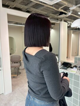 ロウ ジャム 横浜(ROW/JAM) 切りっぱなし/ナチュラルカラー/イイスタンダード/ツヤカラー