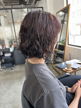 ブルーブラン(blue blanc) ボブアクティブパーマ