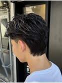 フェザーパーマフェザーショートメンズサロン