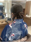 浴衣アレンジカチモリヘア