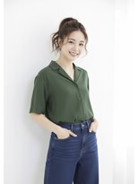 ニコフル(Nico-Hulu)&nbsp;ふるふわミディ×ピンクベージュ【人形町/浜町/水天宮】