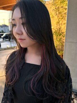 ウエストリー(WESTORY) インナーカラー/パープル/バイオレット/レイヤースタイル