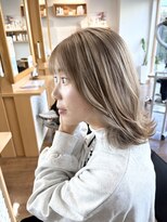 スタイル 袋町(STYLE)&nbsp;ミルクティーベージュ ボブベージュ 透明感ダブルカラー