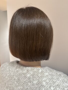 丸みボブ丸みショートレイヤー骨格補正30代40代50代◎高崎