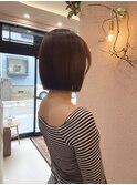 切りっぱなしボブ