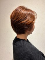 ビーエリア 本店(BE AREA) オレンジブラウン×ショート