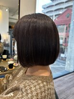 コラソン(corazon)&nbsp;まとまりボブカット+こっくりブラウンカラー