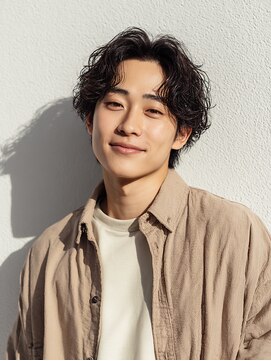 フェノメノン 日進梅森台店(PHENOMENON) メンズカット/センターパート/ニュアンスパーマ