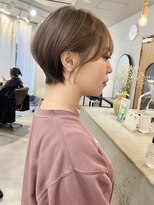 ナンバー 六本松(Number)&nbsp;大人可愛いショートヘア/オリーブベージュ/ショートカット