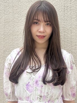 ラティ(Ratie) 【Ratie】ロングヘア×レイヤーカット×マロンベージュ
