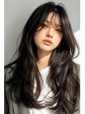 【静岡エリア】ナチュラル艶ロング×韓国風レイヤー