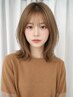 【kana限定】柔らかく透けるような質感に!カット+透明感ハイライト¥10070