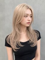 トリニティ(trinity)&nbsp;ブリーチ ハイトーン ミルクティーベージュ ペールカラー