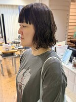 ナック 茶屋町(knack chayamachi)&nbsp;黒髪ウェットボブ/阪急梅田