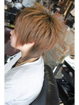 オーバーキャプテンネイキッド(OVER CAPTAIN NAKED) メンズライク★立体メリハリショート