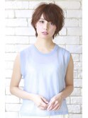 大人女性のためのナチュラルなマッシュショート♪