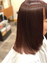 ボヌール ヘアーワークス(Bonheur hair works)&nbsp;ピンクパープル×ミディボブ×美髪チャージ