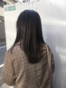 【縮毛矯正】似合わせ小顔カット＋毛髪強化ストレートパーマ￥15,400